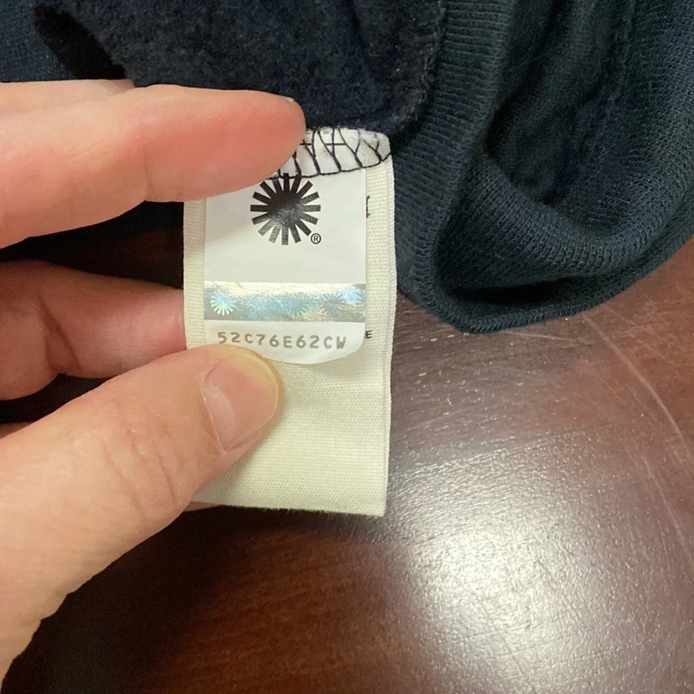 Ugg black cowl neck top with drawstring - Picture 6 of 7